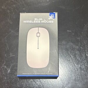 Slim Wireless Mouse - White